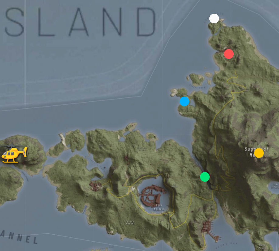 Tacmap for Cape North and Darkwood Island AO